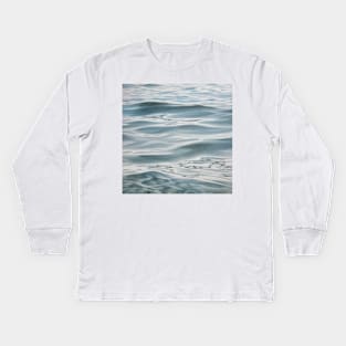 We Were Here Before (water painting) Kids Long Sleeve T-Shirt